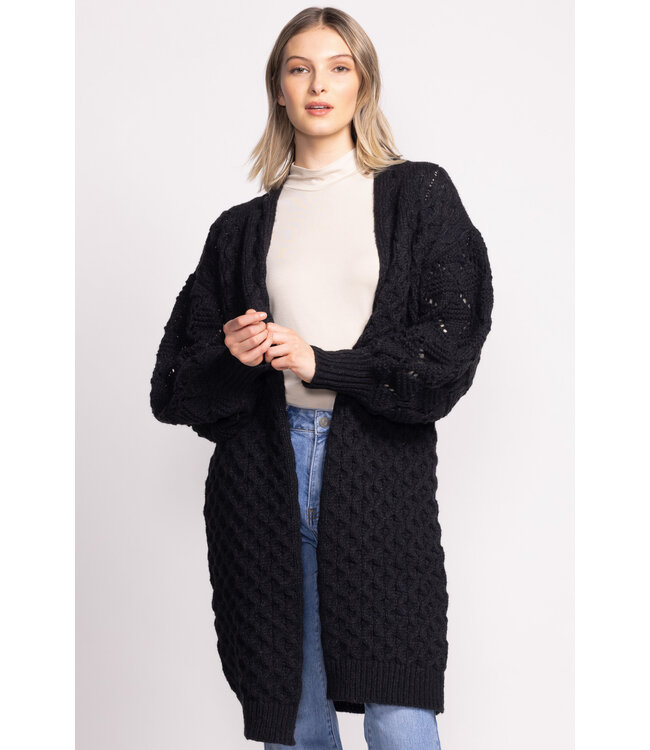 Pink Martini rie Sweater Black