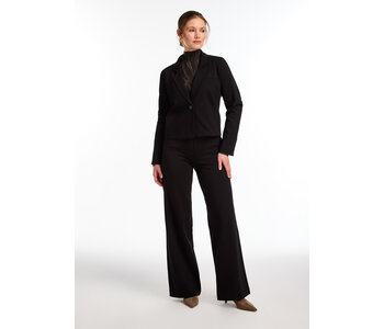 FDJ Pull-On Wide Leg Pant Black