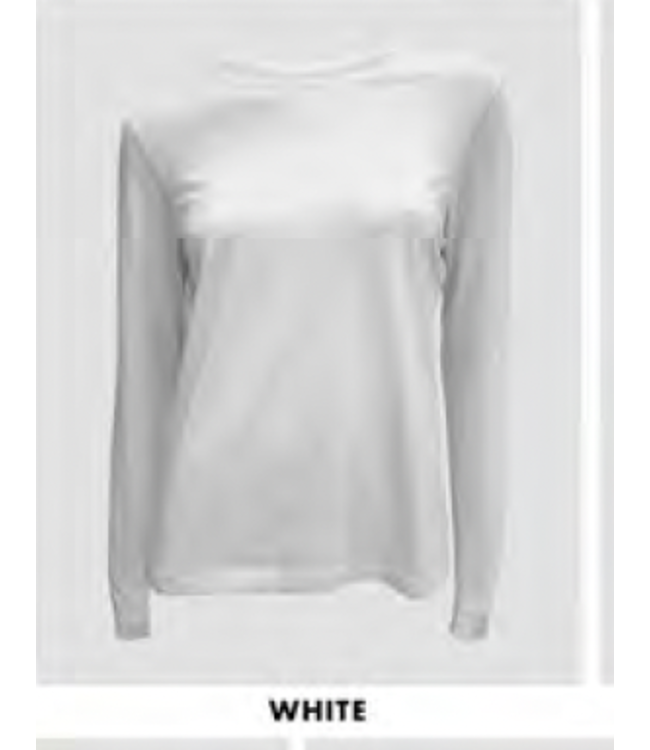 POINT ZERO  Long Sleeve Crew Neck Tee