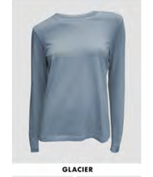 POINT ZERO  Long Sleeve Crew Neck Tee