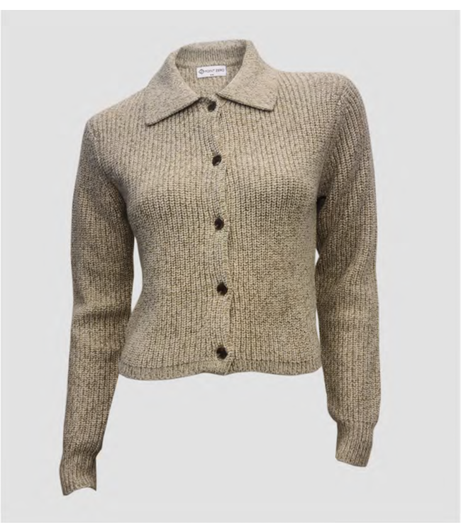 POINT ZERO Polo Cardigan Sweater