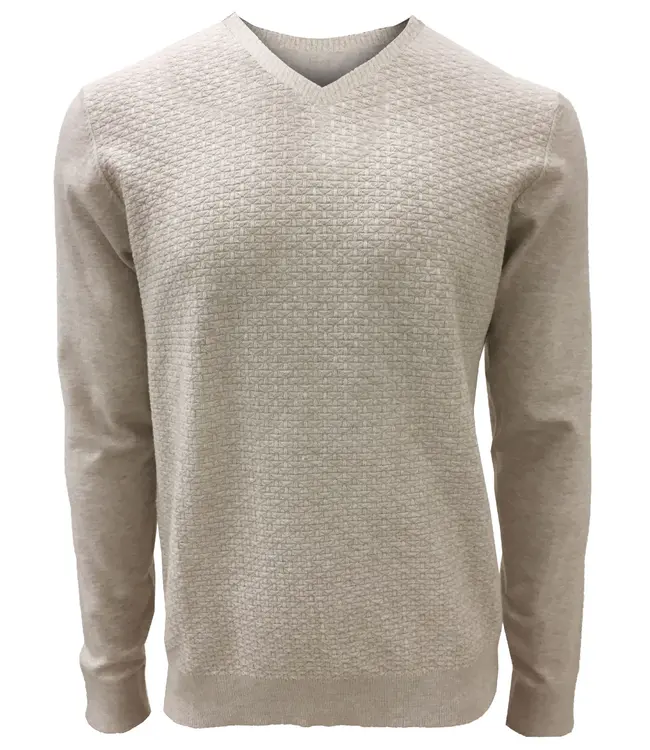 POINT ZERO LEMIN Cashmere inspired V-neck Sweater