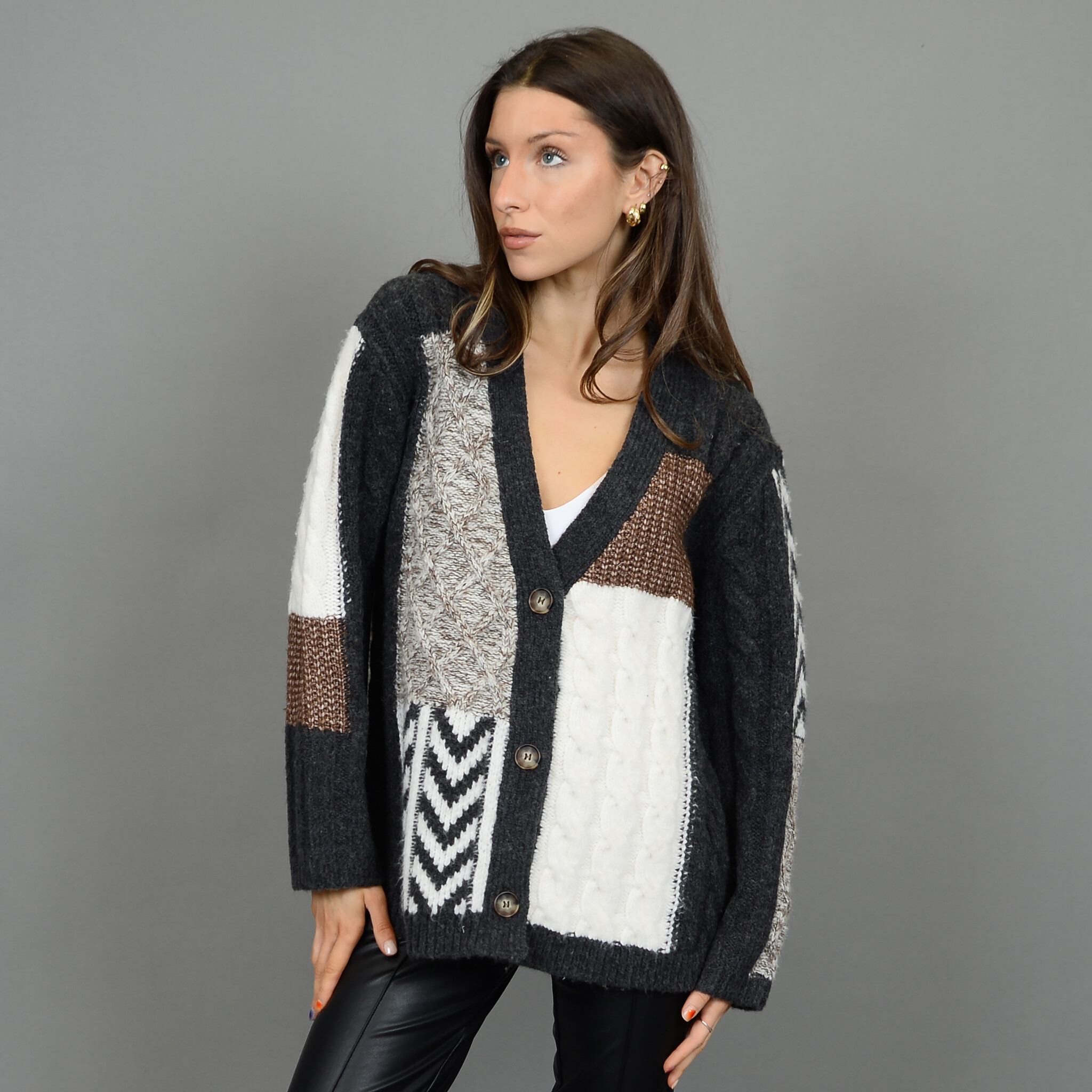RD 76S345S LONG SLEEVE V NECK CARDIGAN JEANS UNLIMITED Parry Sound ON