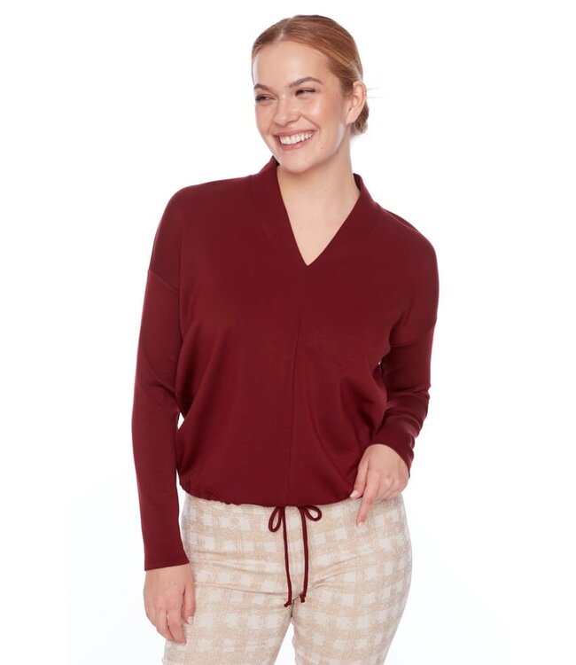 UP Clothing V Neck Long Sleeve Top