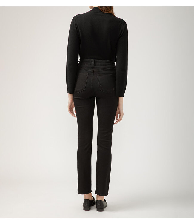 SILVER JEANS Avery High Rise Straight Leg Luxe Stretch Jeans