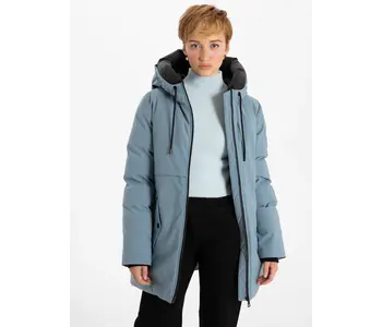 POINT ZERO AGNES Hooded parka jacket Glacier