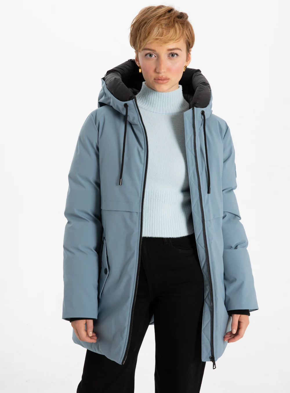 PZ 8368506 AGNES Hooded parka jacket - JEANS UNLIMITED - Parry