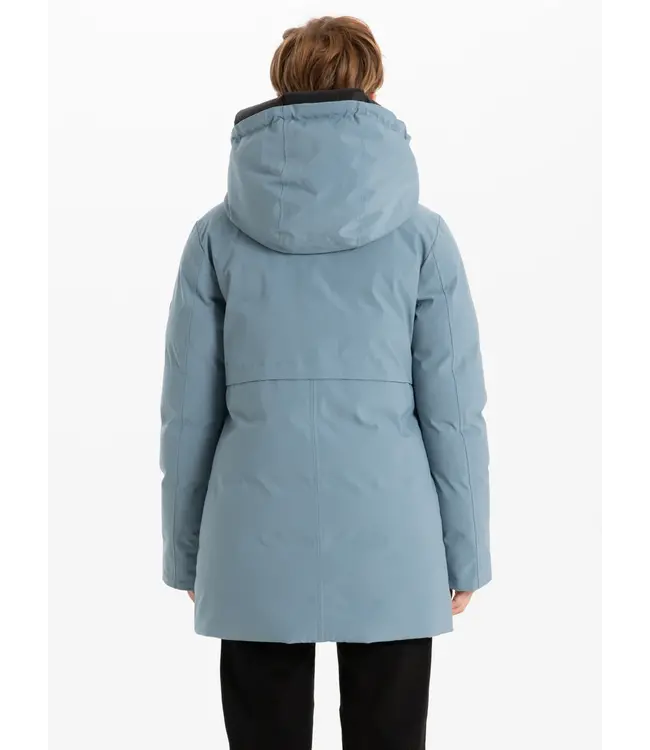 POINT ZERO AGNES Hooded parka jacket Glacier