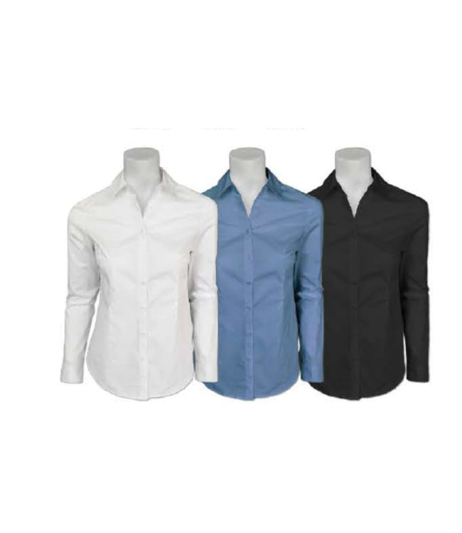 POINT ZERO Long Sleeve Button Front Blouse