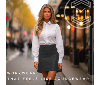 POINT ZERO Comfy Stretch Skirt Black