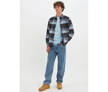 POINT ZERO SEVERN Cotton Light Brush Flannel Overshirt