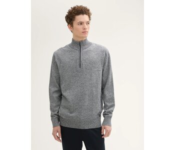 TOM TAILOR Quarter Zip Sweater