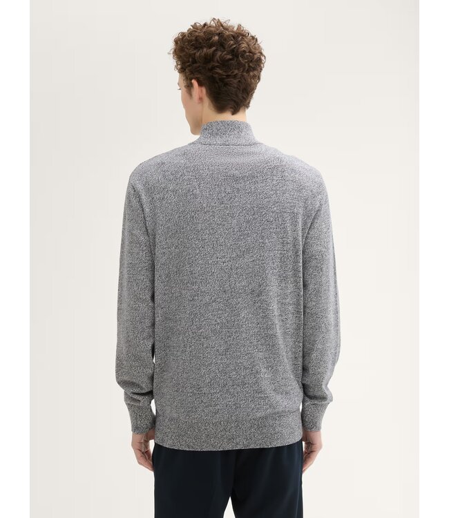 TOM TAILOR Quarter Zip Sweater