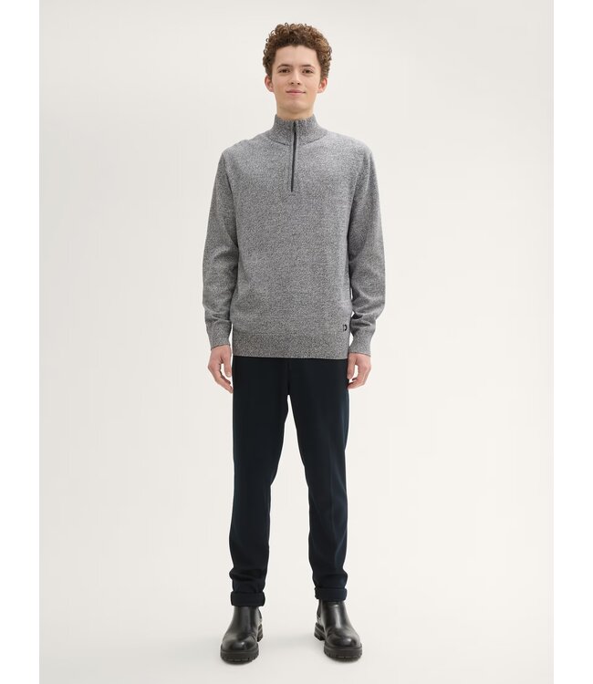 TOM TAILOR Quarter Zip Sweater