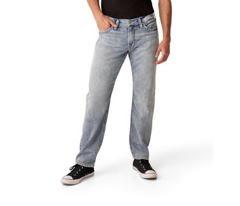 SILVER JEANS EDDIE RELAXED FIT TAPERED LEG