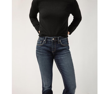 SILVER JEANS BOYFRIEND SLIM LEG MID RISE