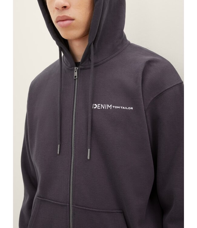 TOM TAILOR Hoodie with zipper