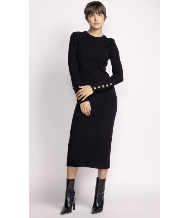PINK MARTINI Harley Sweater Dress - Black