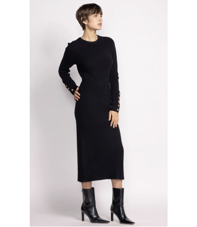 PINK MARTINI Harley Sweater Dress - Black