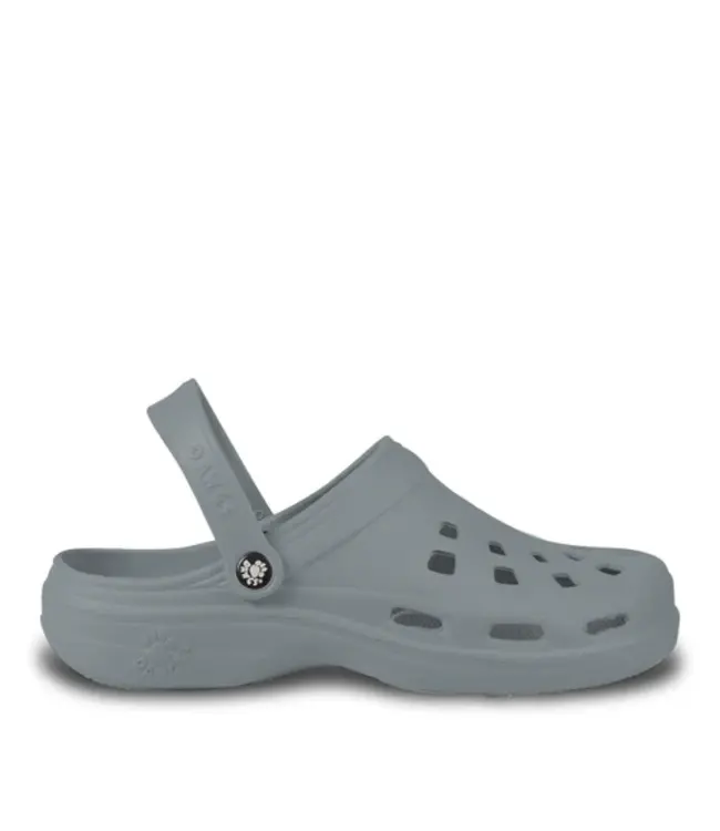 DAWGS Mens Beach Clogs Grey Navy Black