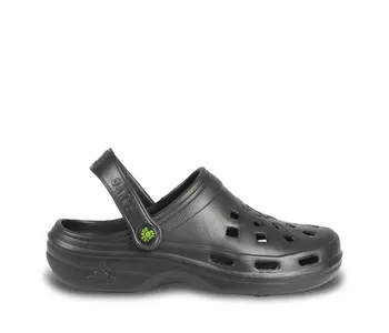 DAWGS Mens Beach Clogs Grey Navy Black