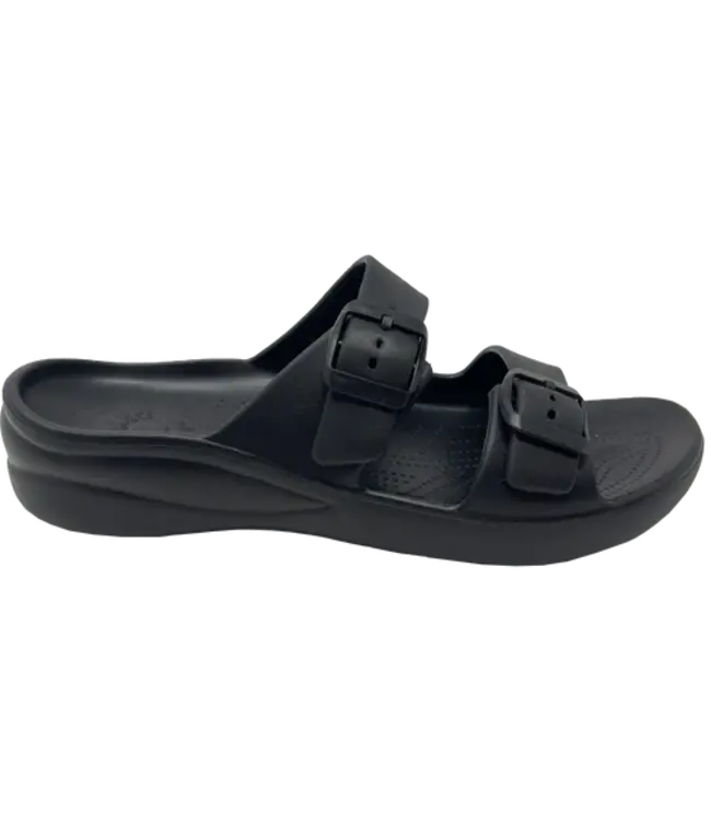 DAWGS Adjustable 2-Strap Sandal Black