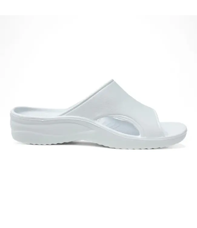 DAWGS Womens Slides Tan White