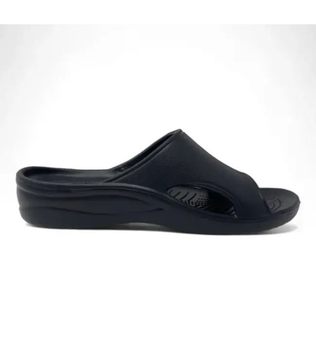DAWGS Mens Slide Sandals Black Navy