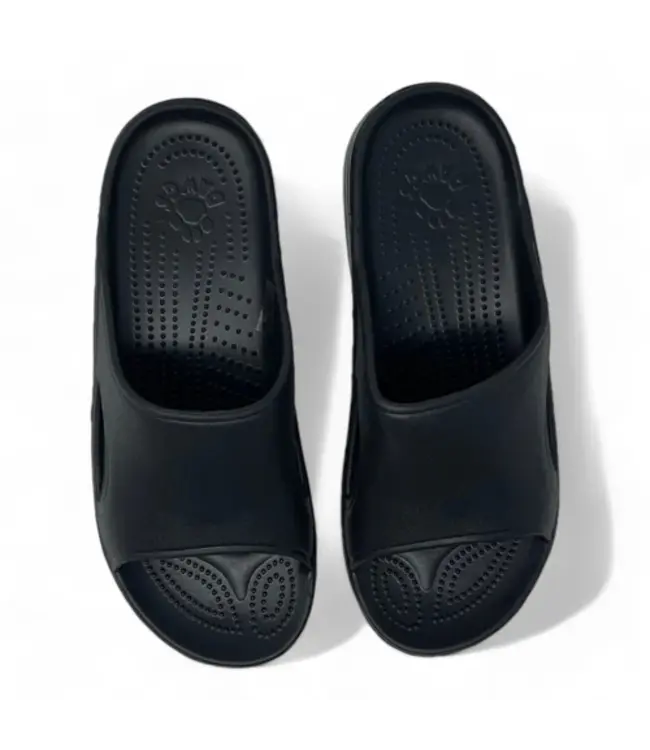 DAWGS Mens Slide Sandals Black Navy
