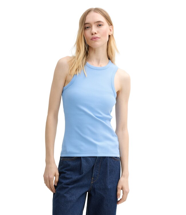 TOM TAILOR Racerback Rib Tank Top
