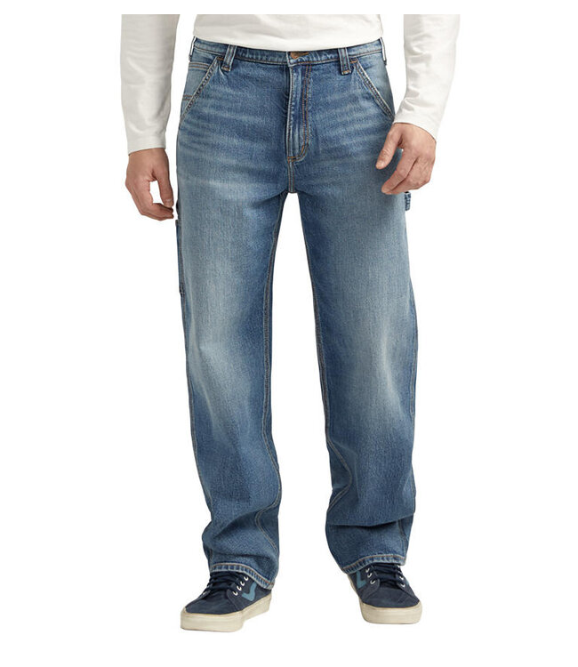 SILVER RELAXED PAINTER PANT