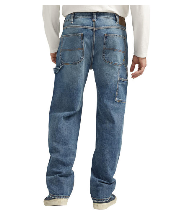 SILVER RELAXED PAINTER PANT