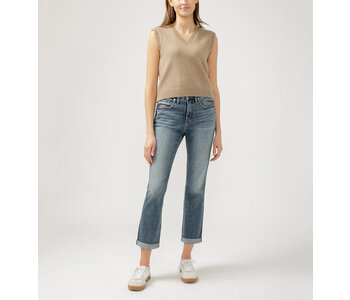SILVER JEANS Beau High Rise Slim Leg