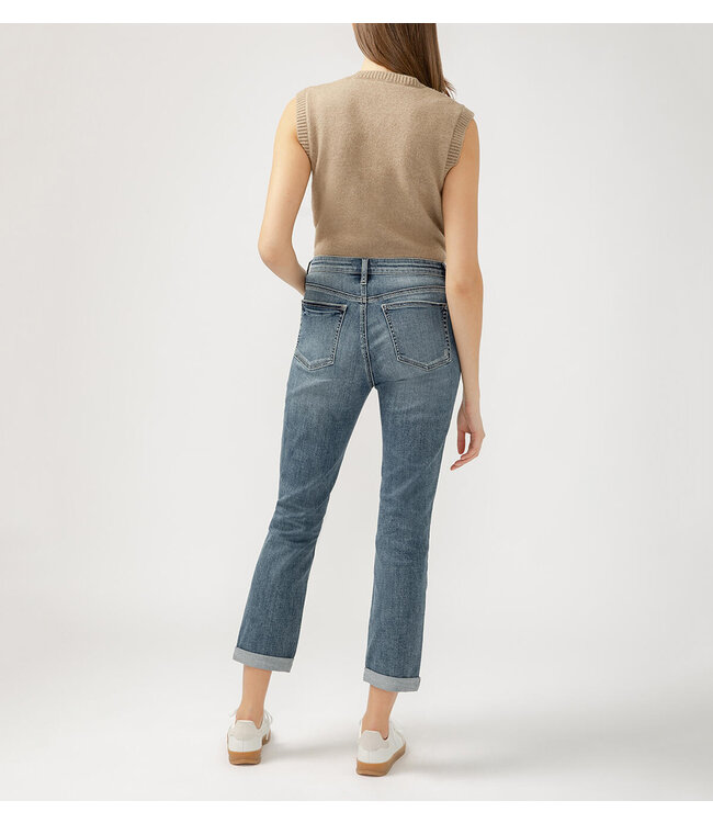 SILVER JEANS Beau High Rise Slim Leg