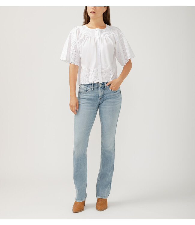 SILVER JEANS Britt Low Rise Slim Bootcut Jeans