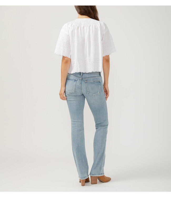 SILVER JEANS Britt Low Rise Slim Bootcut Jeans