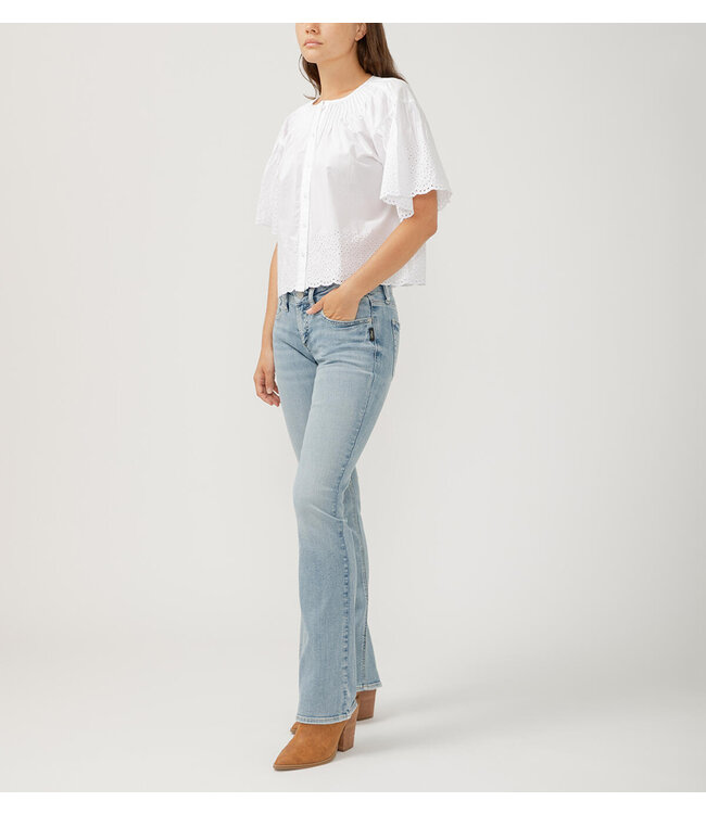 SILVER JEANS Britt Low Rise Slim Bootcut Jeans