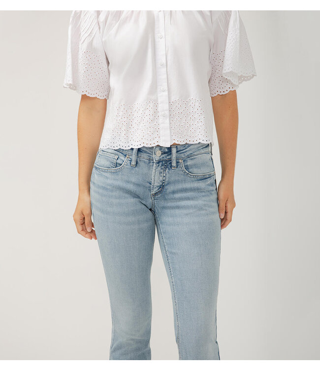 SILVER JEANS Britt Low Rise Slim Bootcut Jeans
