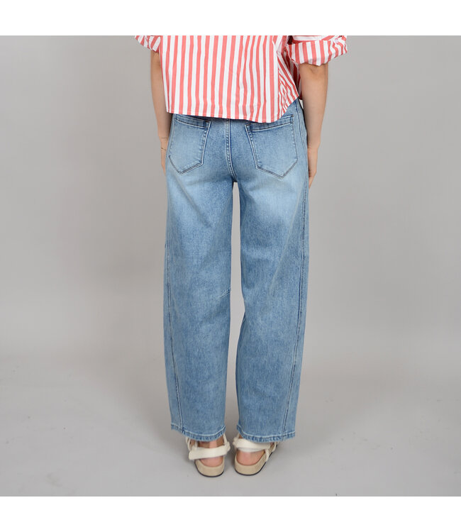 RD Style BARNI 5PKT ZIP UP PANTS LIGHT  WASH