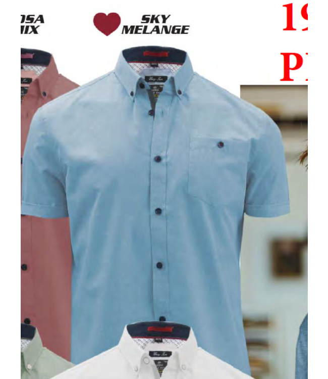 POINT ZERO EASY IRON SEMI FIT SHIRT
