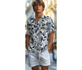 POINT ZERO FLORAL PRINT SEMI FIT TOP