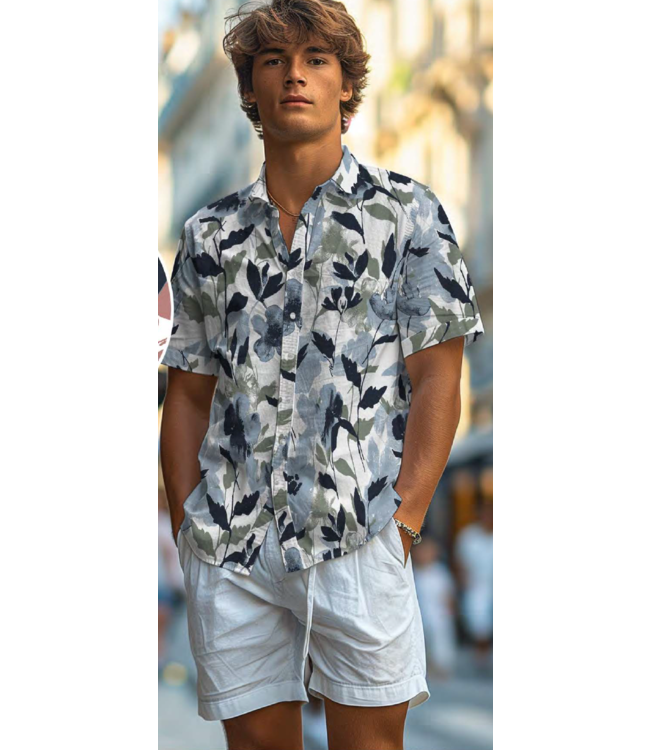 POINT ZERO FLORAL PRINT SEMI FIT TOP