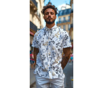 POINT ZERO FLORAL PRINT SEMI FIT TOP