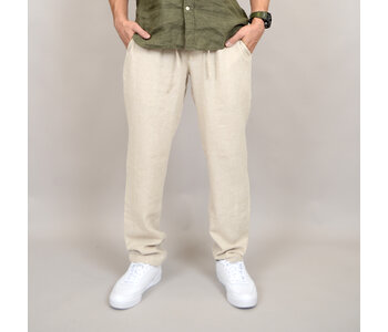 Hedge LINEN PANTS-NATURAL