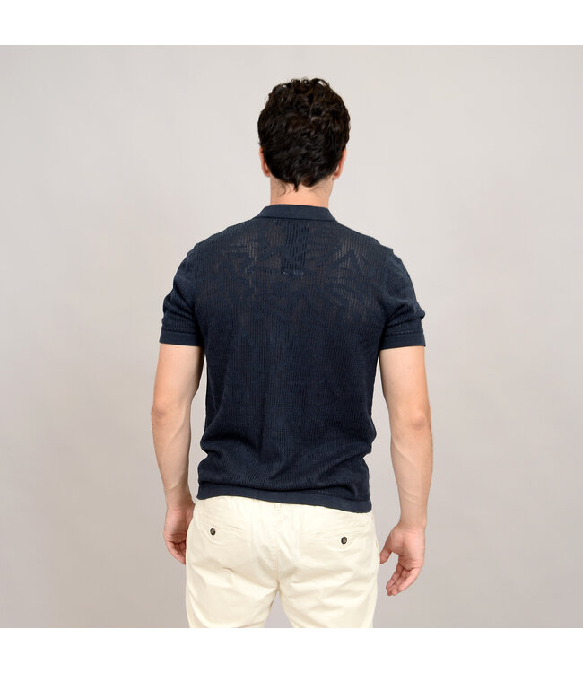 Hedge MENS KNIT TOP BLACK