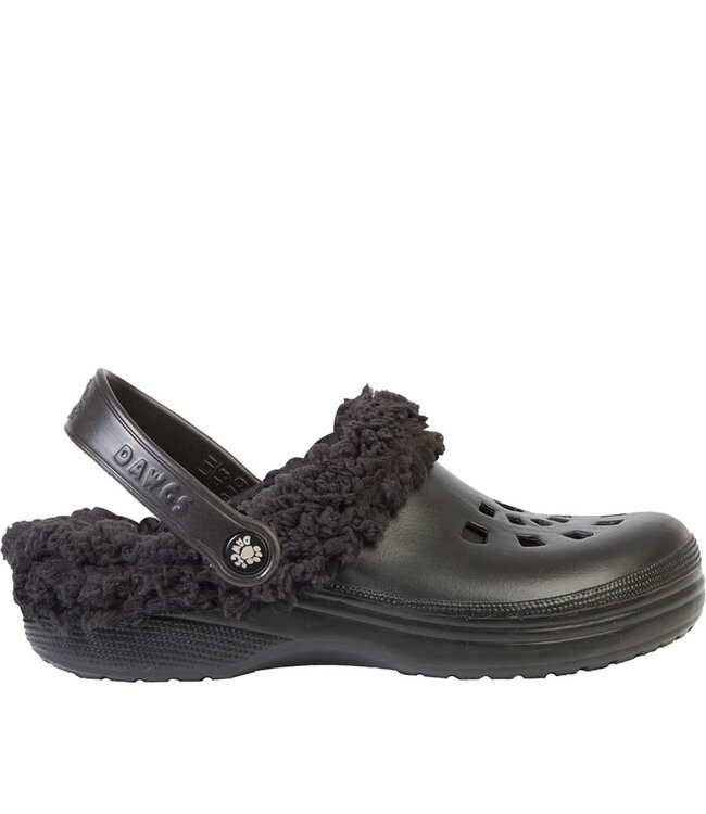DAWGS Fleece Lined Clogs Black Navy Pink