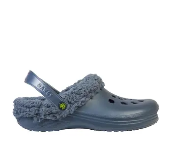 DAWGS Fleece Lined Clogs Black Navy Pink