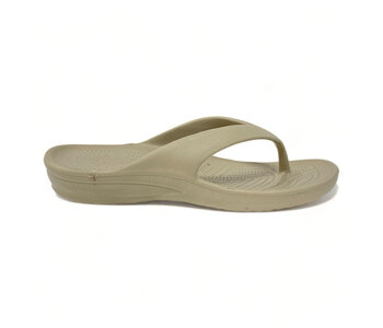 DAWGS Flip Flop Sandals white & Tan