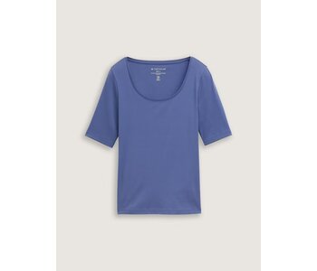 TOM TAILOR Slim fit T-shirt with a round neckline