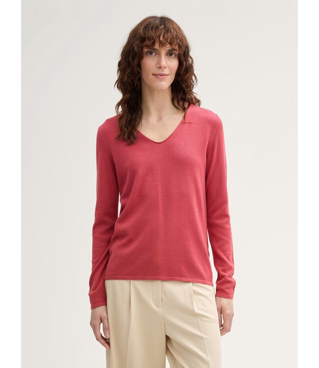 TOM TAILOR Basic v-neck Sweater